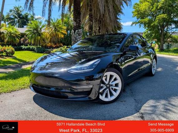 TESLA MODEL 3 2022 5YJ3E1EB5NF187923 image TESLA MODEL 3 2022 5YJ3E1EB5NF187923 image